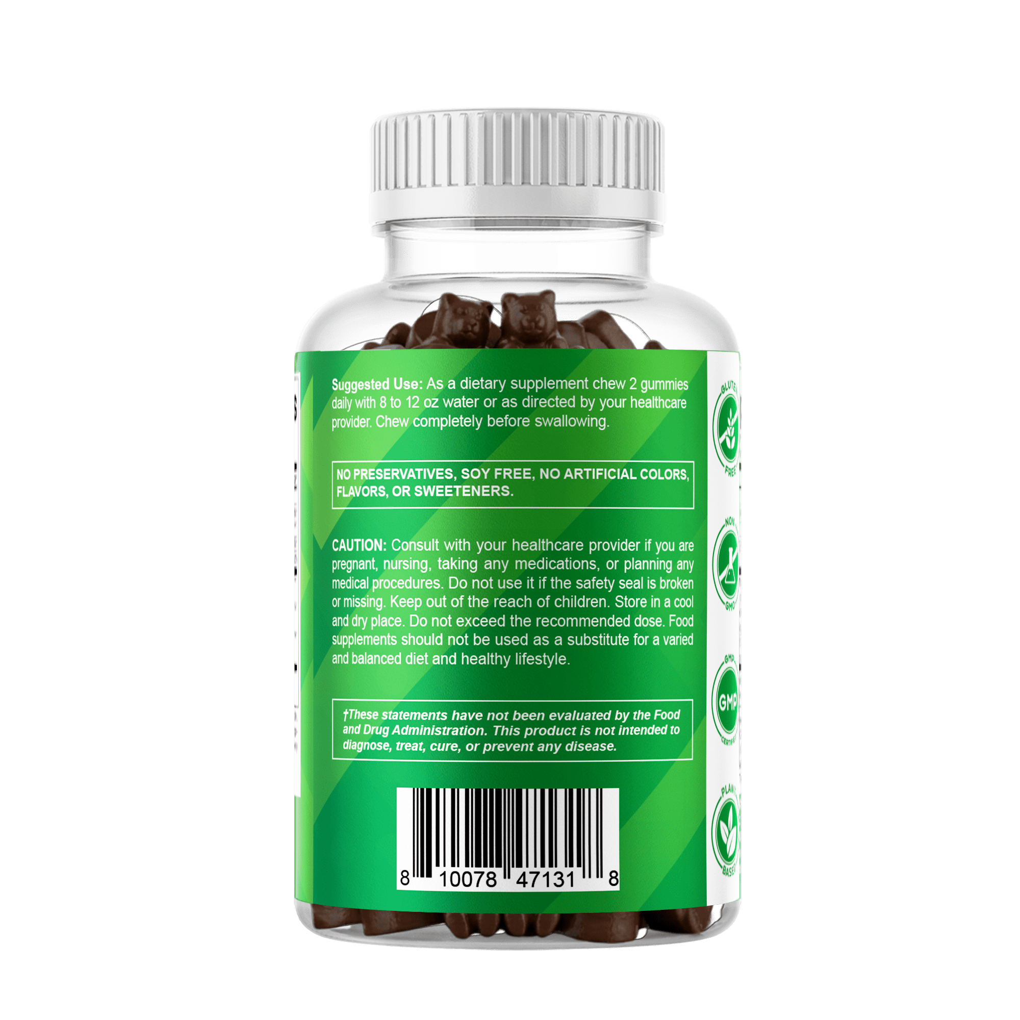 Irish Sea Moss Gummies - 3000 Mg - 60 Vegan Gummies - Made with Bladderwrack & Burdock Root - Seamoss Supplement for Thyroid, Energy, Immune Support