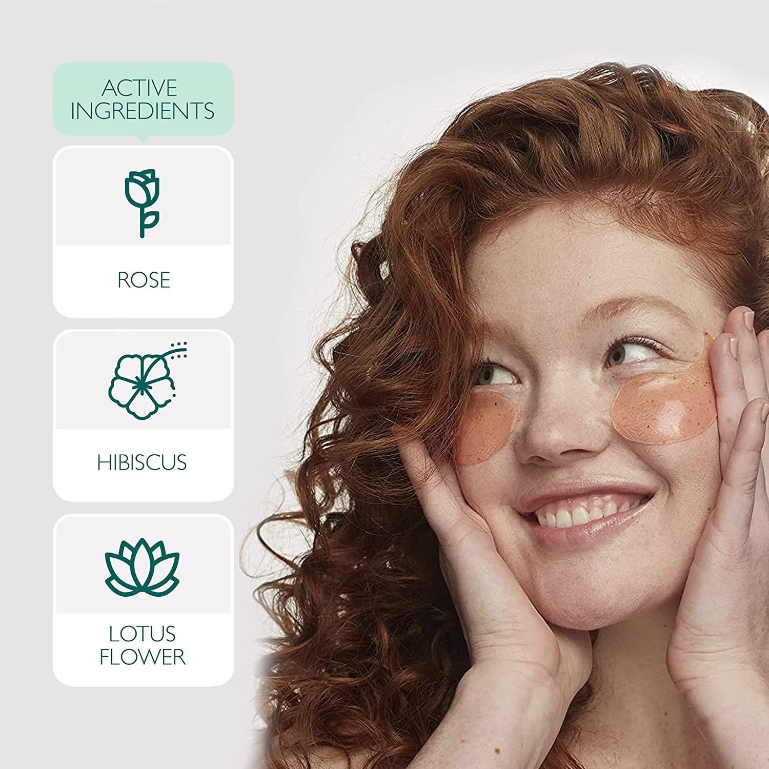 Moodpatch Happy Place Eye Gels under Eye Mask Skin Care for Puffiness and Wrinkles