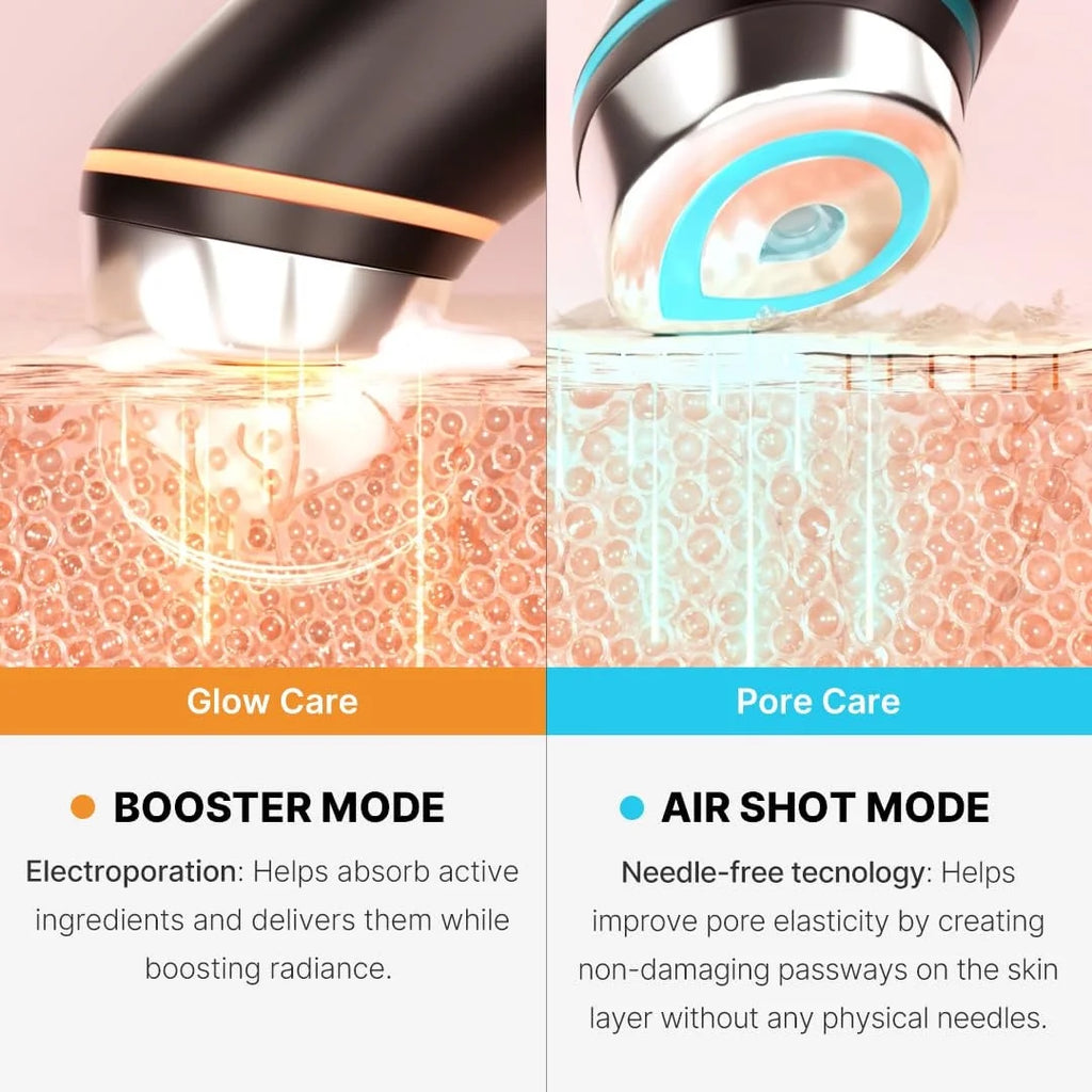 Booster Pro | 6-In-1 Real Glass Glow Beauty Massager