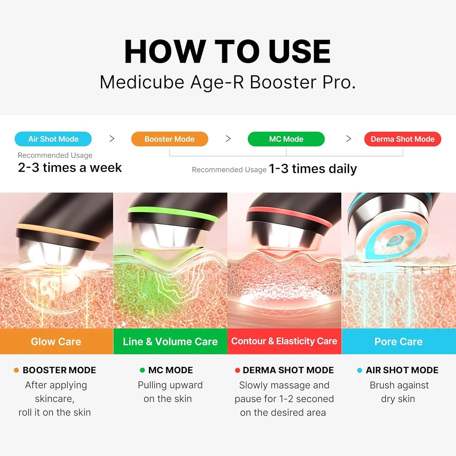Booster Pro | 6-In-1 Real Glass Glow Beauty Massager