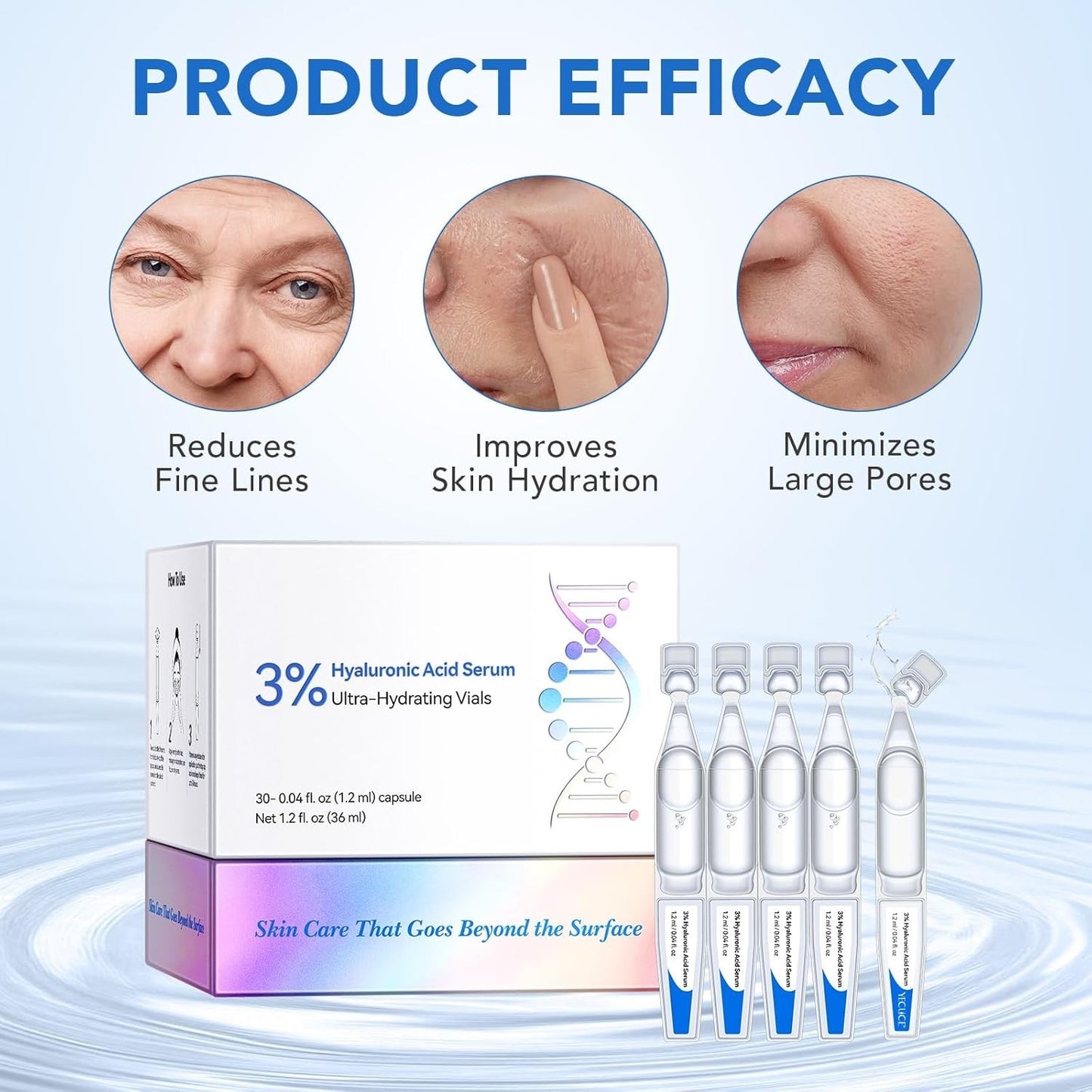 Acido Hialuronico Puro De Alta Potencia Reduce Manchas Arrugas De La Cara Y Piel