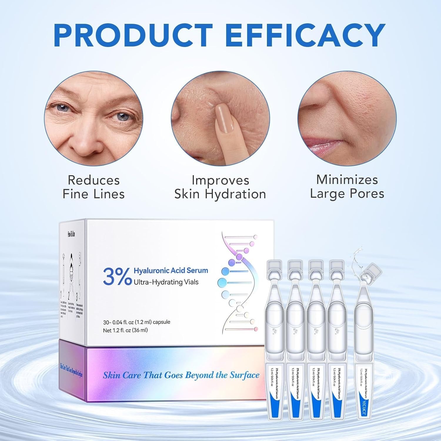 Acido Hialuronico Puro De Alta Potencia Reduce Manchas Arrugas De La Cara Y Piel