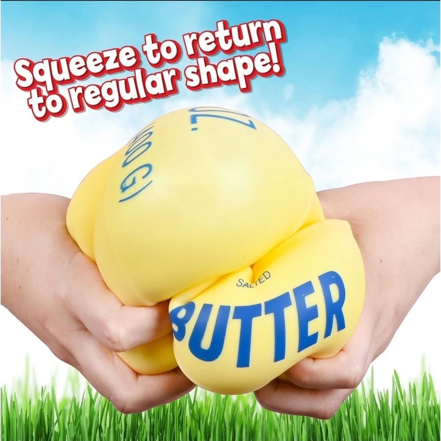 Butter Squishy 14Oz Jumbo Squishy Stick of Butter - Realistic Slow Rising Food Fidget for Stress Relief & Anxiety Relaxation 2026
